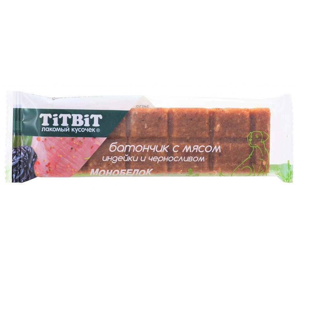  TitBit Батончик с мясом индейки и черносливом 40 г