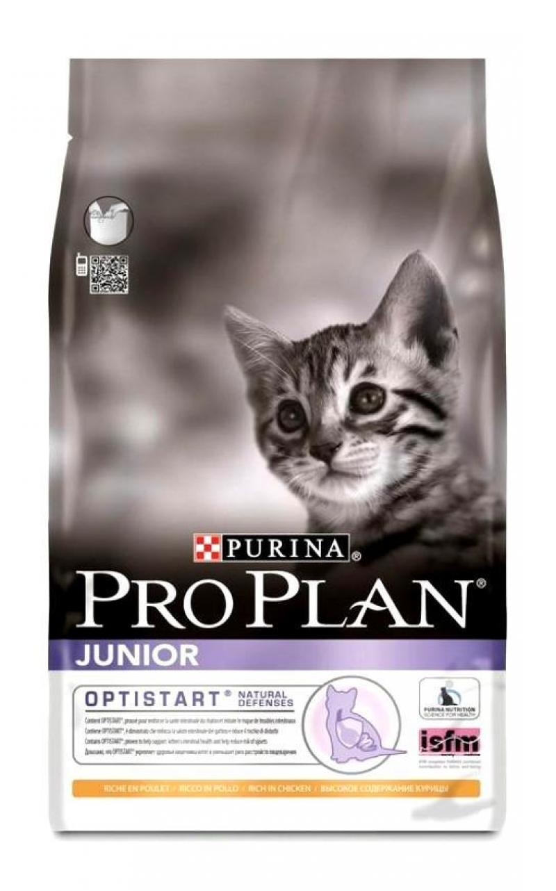 Pro Plan Junior корм для котят с курицей, уп. 400 г