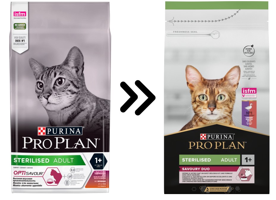 Purina Pro Plan Sterilised (Утка И Печень) сухой корм для стерилизованных кошек 400 гр