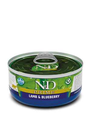 Farmina N&D Prime Cat Lamb & Blueberry wet food 70гр