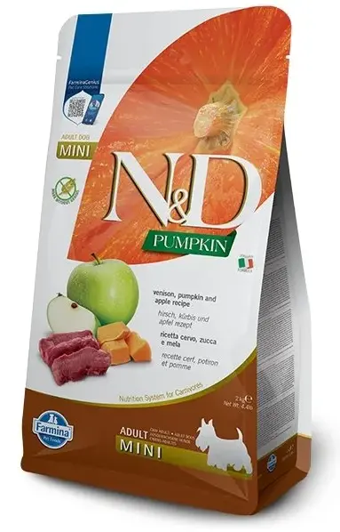 Farmina N&D venison pumpkin and apple для миниатюрных собак 2,5кг