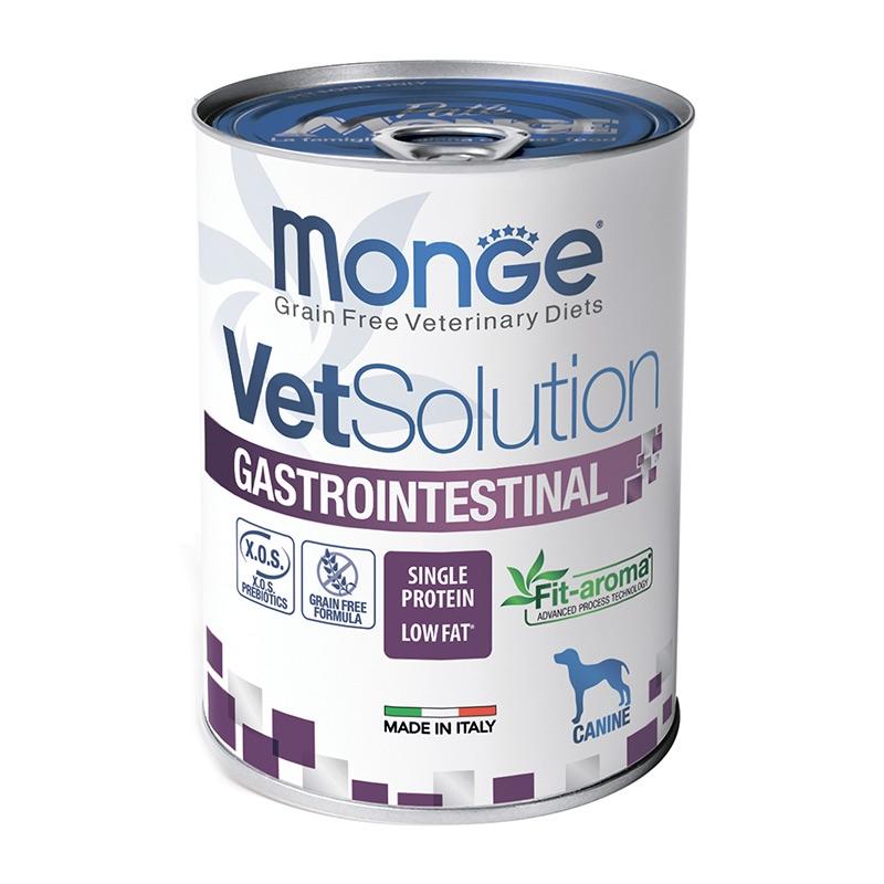 Monge VetSolution Dog Gastrointestinal, диета для собак Гастронтестинал, банка 400 г