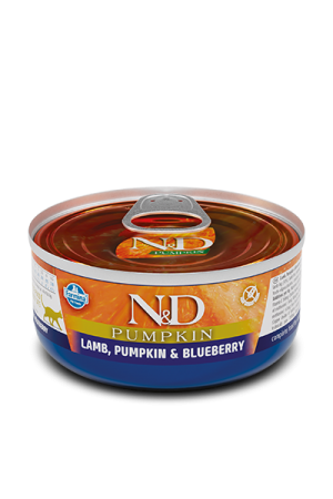 Farmina N&D Grain Free Pumpkin Cat Lamb & Blueberry wet food 70гр