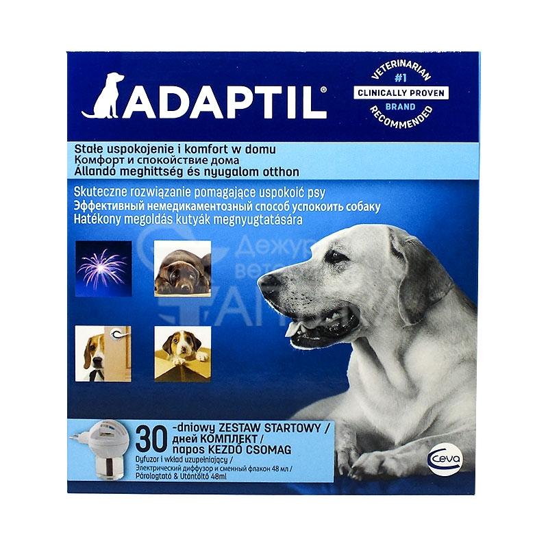Адаптил, модулятор поведения для собак, электрический диффузор + флакон 48 мл