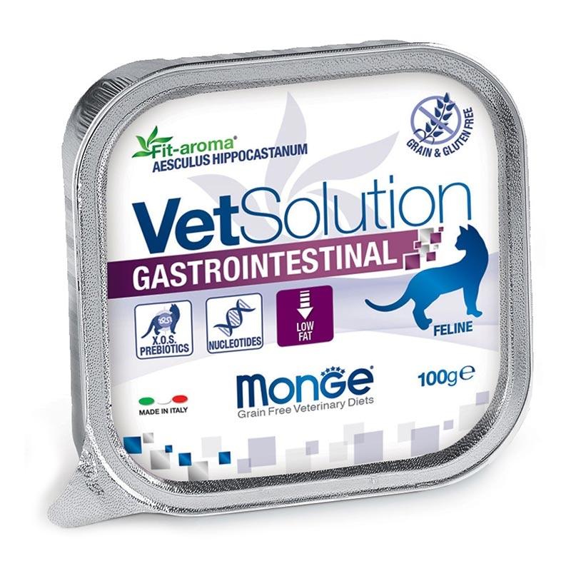 Monge VetSolution Cat Gastrointestinal, диета для кошек Гастроинтестинал, ламистер 100 г