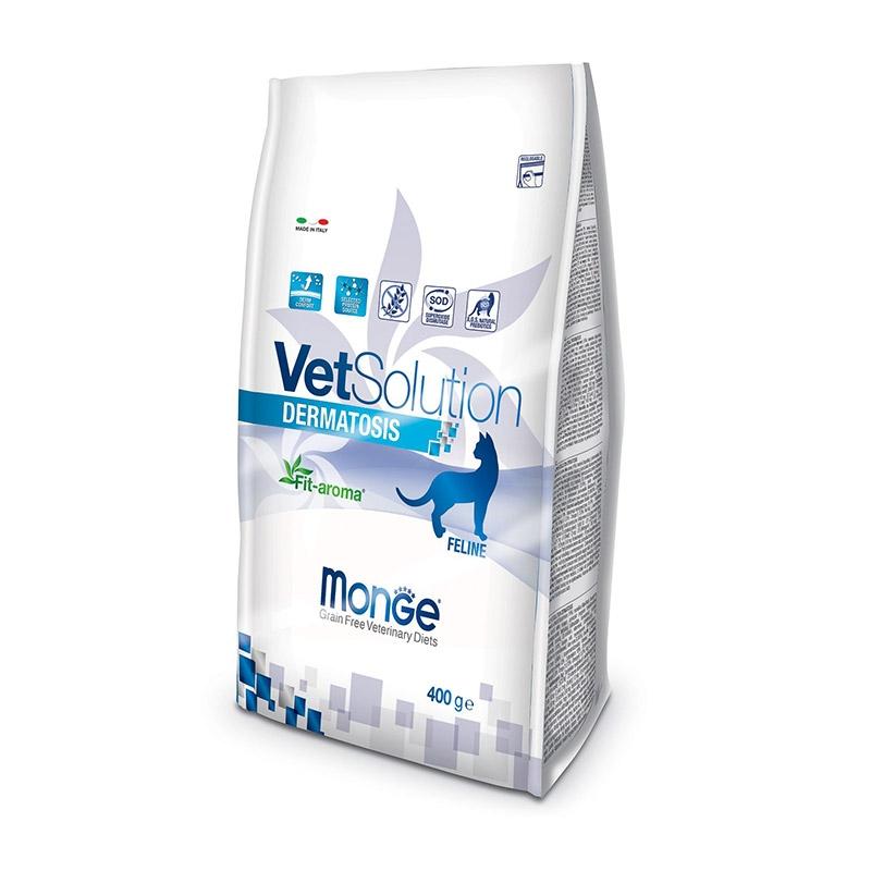 Monge VetSolution Cat Dermatosis, диета для кошек Дерматозис, уп. 400 г