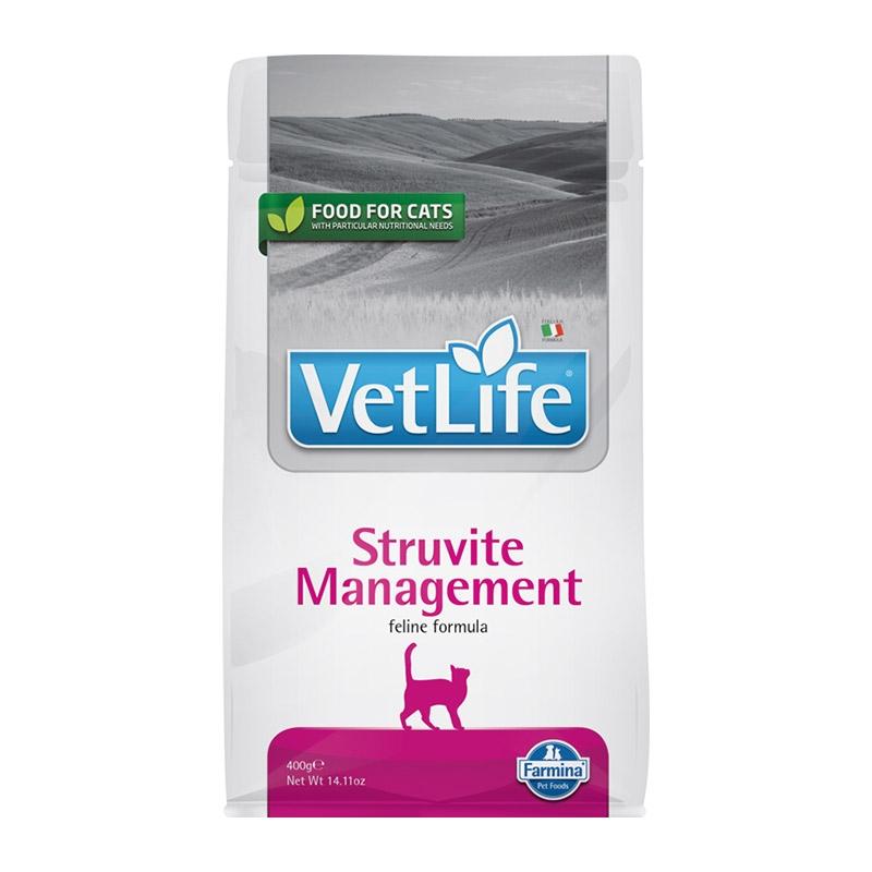 Farmina Vet Life Struvite Management диета для кошек при профилактике мочекаменной болезни (струвиты),уп. 0,4 кг