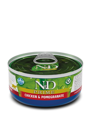 N&D Prime Cat Chicken & Pomegranate wet food 70гр