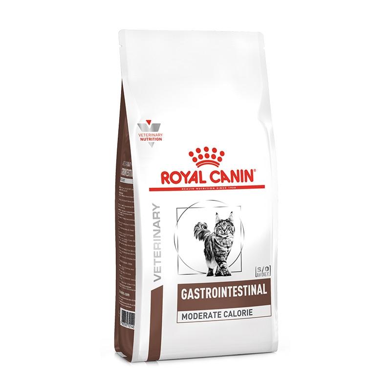 Royal Canin Gastro Intestinal Moderate Calorie корм для кошек, с умеренным содержанием калорий при нарушении пищеварения, уп. 0.4 кг