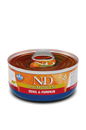 Farmina N&D Grain Free Pumpkin Cat Quail & Pumpkin wet food 70гр