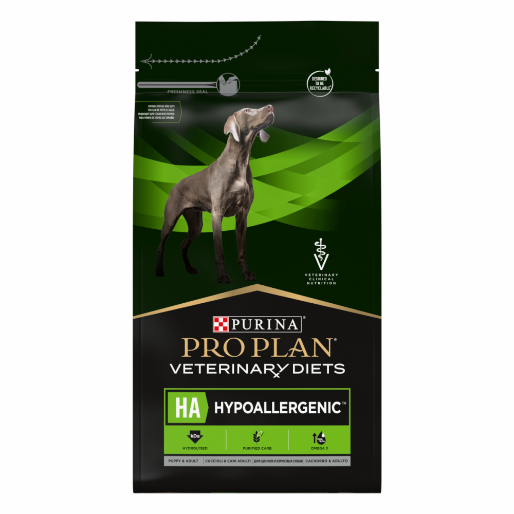 Purina Pro Plan Veterinary HP Hypoallergenic гипоаллергенный 3 кг