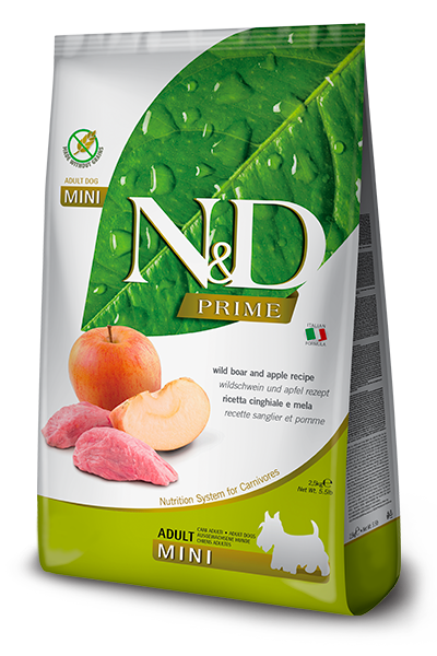 Farmina N&D wild boar and apple для миниатюрных собак 2,5кг