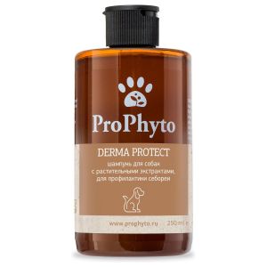 "ProPhyto" Derma Protect шампунь для собак с растительными экстрактами, для профилактики себореи