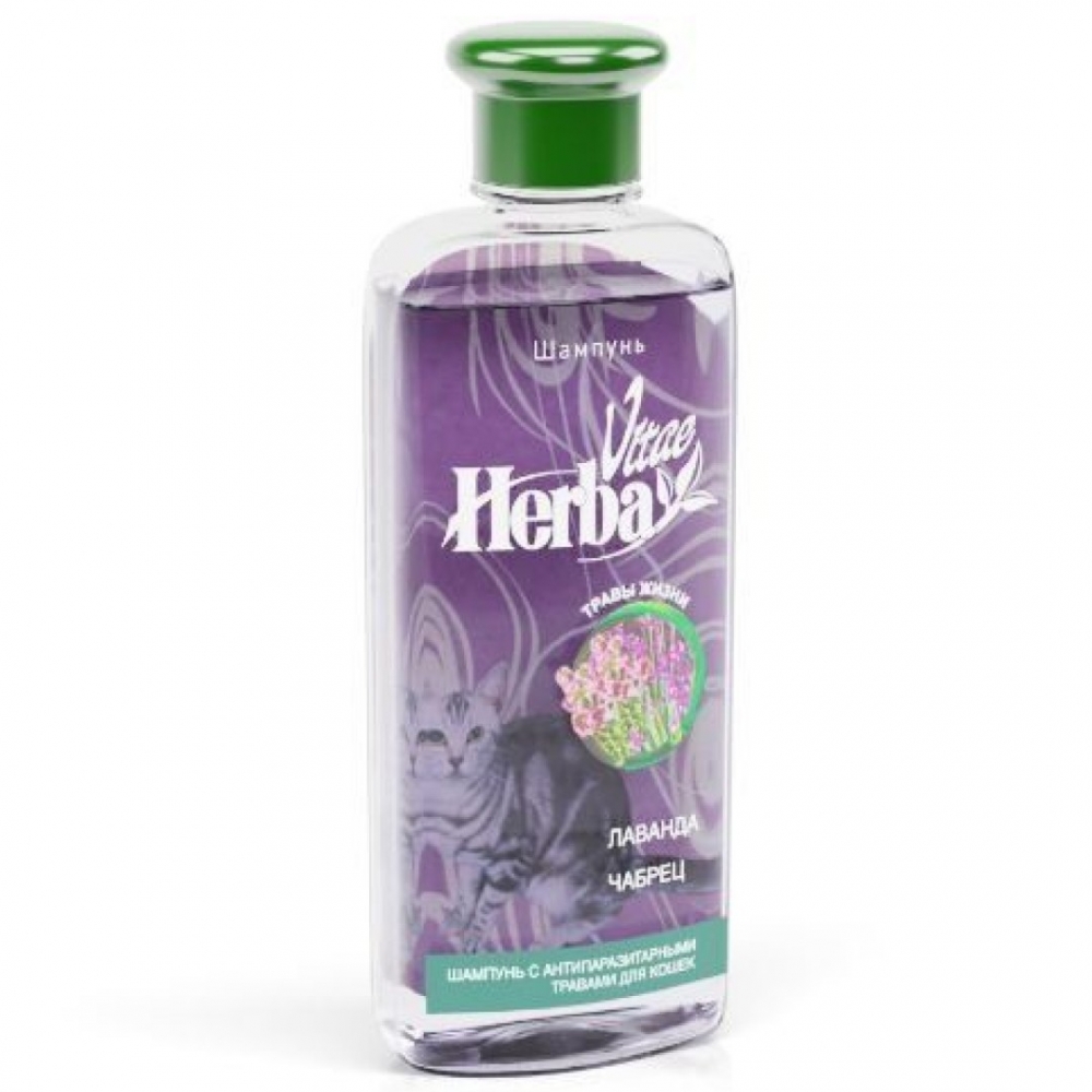 Шампунь “Herba Vitae” антипаразитарный для кошек, 250 мл