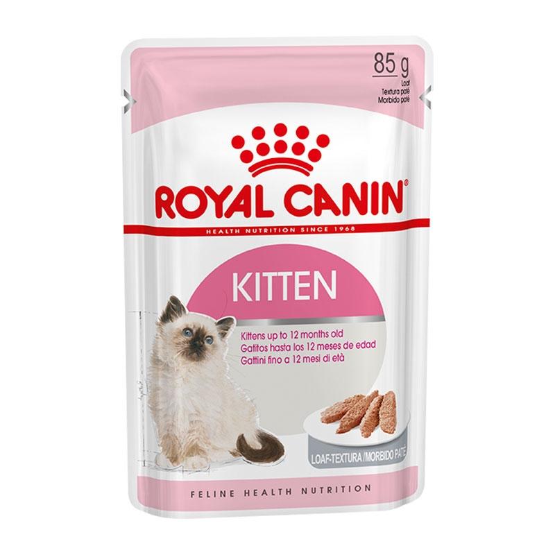 Royal Canin Kitten Instinctive, корм для котят от 4 до 12 месяцев в паштете, пауч 85 г