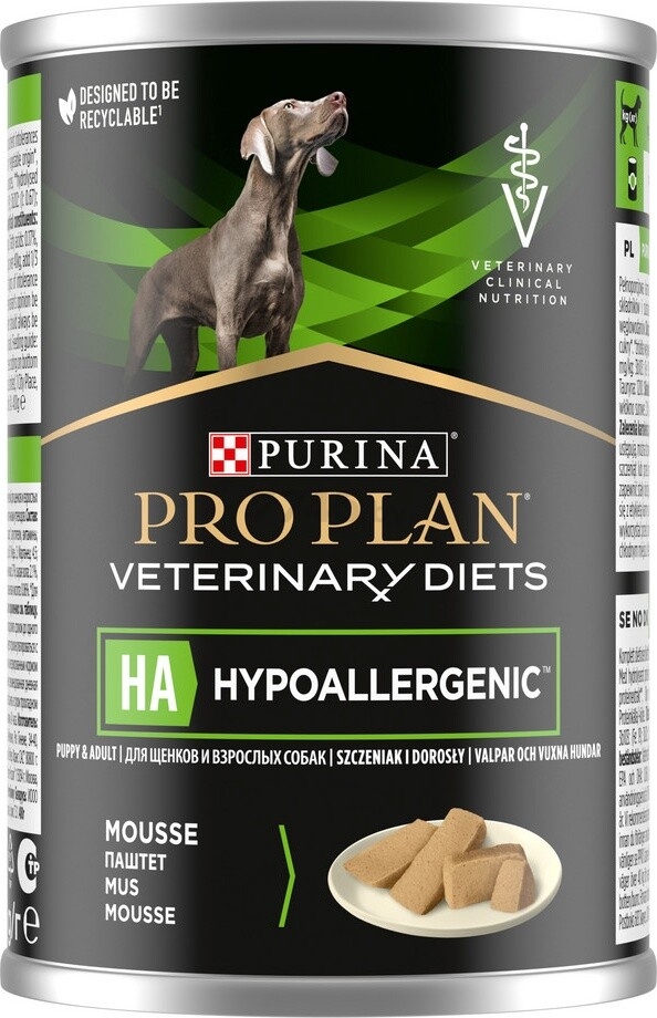 Purina Pro Plan VD HA Hypoallergenic консервы 400 г
